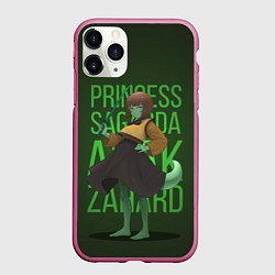 Чехол iPhone 11 Pro матовый Anak Zahard, цвет: 3D-малиновый