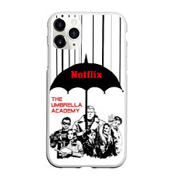 Чехол iPhone 11 Pro матовый The Umbrella Academy Season 3, цвет: 3D-белый