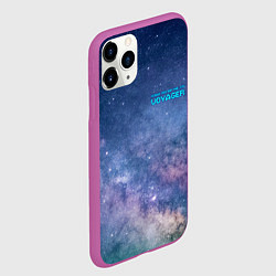 Чехол iPhone 11 Pro матовый Услышь мой вой уже, это Voyager, цвет: 3D-фиолетовый — фото 2