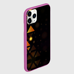 Чехол iPhone 11 Pro матовый Geometry, цвет: 3D-фиолетовый — фото 2