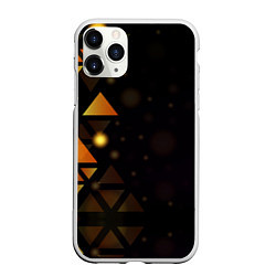 Чехол iPhone 11 Pro матовый Geometry, цвет: 3D-белый