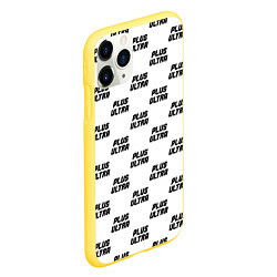 Чехол iPhone 11 Pro матовый Моя геройская академия, цвет: 3D-желтый — фото 2