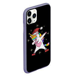 Чехол iPhone 11 Pro матовый Unicorn Dab, цвет: 3D-серый — фото 2