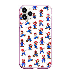 Чехол iPhone 11 Pro матовый Mario