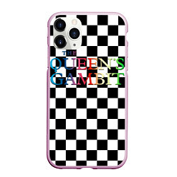 Чехол iPhone 11 Pro матовый THE QUEENS GAMBIT, цвет: 3D-розовый