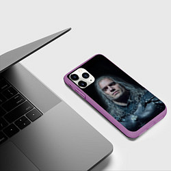 Чехол iPhone 11 Pro матовый Ведьмак 2 сезон, цвет: 3D-фиолетовый — фото 2