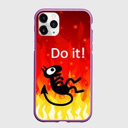 Чехол iPhone 11 Pro матовый РАЗОЧАРОВАНИЕ ЛЮЦИ, цвет: 3D-фиолетовый