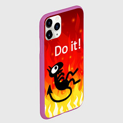 Чехол iPhone 11 Pro матовый РАЗОЧАРОВАНИЕ ЛЮЦИ, цвет: 3D-фиолетовый — фото 2