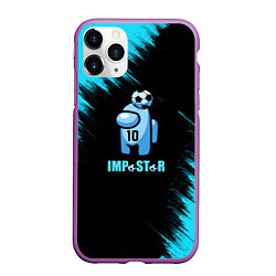 Чехол iPhone 11 Pro матовый ImpostorMaradona, цвет: 3D-фиолетовый