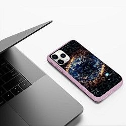 Чехол iPhone 11 Pro матовый Формула Вселенной, цвет: 3D-розовый — фото 2