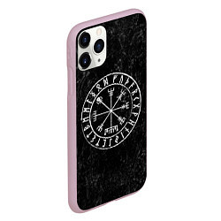Чехол iPhone 11 Pro матовый Вегвизир, цвет: 3D-розовый — фото 2