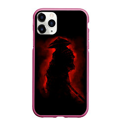 Чехол iPhone 11 Pro матовый Samurai, цвет: 3D-малиновый