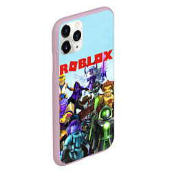 Чехол iPhone 11 Pro матовый ROBLOX, цвет: 3D-розовый — фото 2