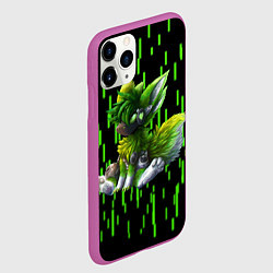 Чехол iPhone 11 Pro матовый Protogen music, цвет: 3D-фиолетовый — фото 2