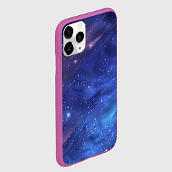 Чехол iPhone 11 Pro матовый Звёздное небо, цвет: 3D-фиолетовый — фото 2