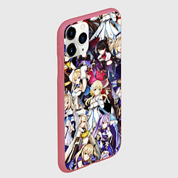 Чехол iPhone 11 Pro матовый GENSHIN IMPACT, цвет: 3D-малиновый — фото 2