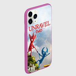 Чехол iPhone 11 Pro матовый Unravel Two Z, цвет: 3D-фиолетовый — фото 2