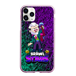 Чехол iPhone 11 Pro матовый Brawl StarsByron, цвет: 3D-розовый