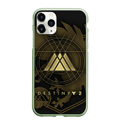 Чехол iPhone 11 Pro матовый DESTINY, WARLOCK, цвет: 3D-салатовый