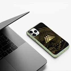Чехол iPhone 11 Pro матовый DESTINY, WARLOCK, цвет: 3D-салатовый — фото 2