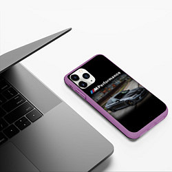 Чехол iPhone 11 Pro матовый BMW Z, цвет: 3D-фиолетовый — фото 2