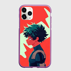 Чехол iPhone 11 Pro матовый Мидория, цвет: 3D-фиолетовый