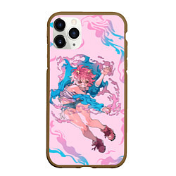 Чехол iPhone 11 Pro матовый Ashido Mina, цвет: 3D-коричневый
