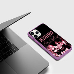 Чехол iPhone 11 Pro матовый BLACKPINK, цвет: 3D-фиолетовый — фото 2