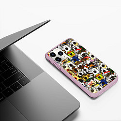 Чехол iPhone 11 Pro матовый НИЧОСИ, цвет: 3D-розовый — фото 2