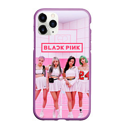 Чехол iPhone 11 Pro матовый BLACKPINK, цвет: 3D-фиолетовый