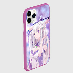Чехол iPhone 11 Pro матовый Эмилия, цвет: 3D-фиолетовый — фото 2