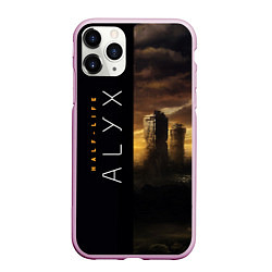 Чехол iPhone 11 Pro матовый Half-Life Alyx, цвет: 3D-розовый