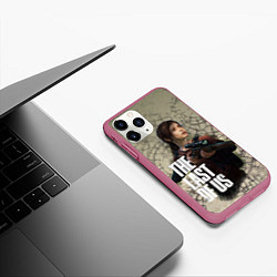 Чехол iPhone 11 Pro матовый The Last of us, цвет: 3D-малиновый — фото 2