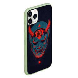 Чехол iPhone 11 Pro матовый Samurai, цвет: 3D-салатовый — фото 2