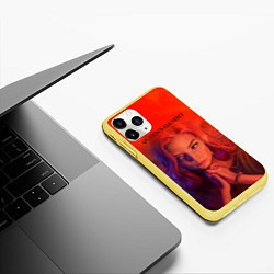 Чехол iPhone 11 Pro матовый Queens Gambit Ход Королевы, цвет: 3D-желтый — фото 2