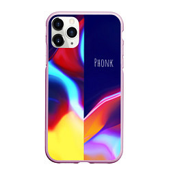 Чехол iPhone 11 Pro матовый Phonk Neon, цвет: 3D-розовый