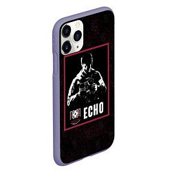 Чехол iPhone 11 Pro матовый Echo, цвет: 3D-серый — фото 2