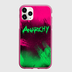 Чехол iPhone 11 Pro матовый CS GO NEON REVOLUTION v2, цвет: 3D-малиновый