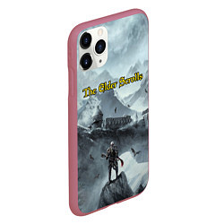 Чехол iPhone 11 Pro матовый The Elder Scrolls, цвет: 3D-малиновый — фото 2