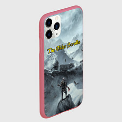 Чехол iPhone 11 Pro матовый The Elder Scrolls, цвет: 3D-малиновый — фото 2