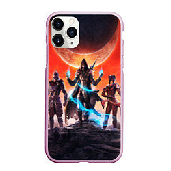 Чехол iPhone 11 Pro матовый THE ELDER SCROLLS, цвет: 3D-розовый