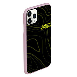 Чехол iPhone 11 Pro матовый Ninjas In Pyjamas, цвет: 3D-розовый — фото 2