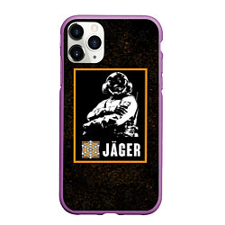 Чехол iPhone 11 Pro матовый Jager, цвет: 3D-фиолетовый