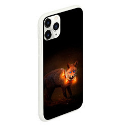 Чехол iPhone 11 Pro матовый Dark fox, цвет: 3D-белый — фото 2