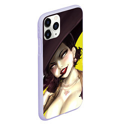 Чехол iPhone 11 Pro матовый РЕЗИДЕНТ ИВЕЛ ДЕРЕВНЯ, цвет: 3D-светло-сиреневый — фото 2