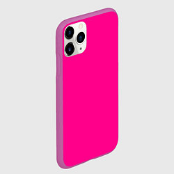 Чехол iPhone 11 Pro матовый РОЗОВАЯ МАСКА, цвет: 3D-фиолетовый — фото 2