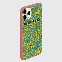 Чехол iPhone 11 Pro матовый Билли Айлиш, цвет: 3D-малиновый — фото 2