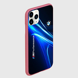Чехол iPhone 11 Pro матовый BMW, цвет: 3D-малиновый — фото 2