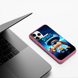 Чехол iPhone 11 Pro матовый Генерал Гавс brawl stars, цвет: 3D-малиновый — фото 2