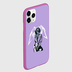 Чехол iPhone 11 Pro матовый Пошлая молли, цвет: 3D-фиолетовый — фото 2